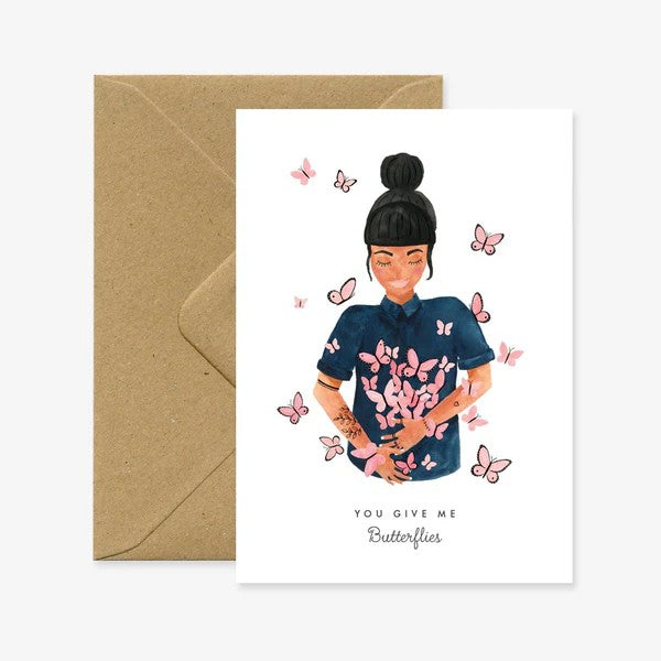 Butterflies- A6 Card