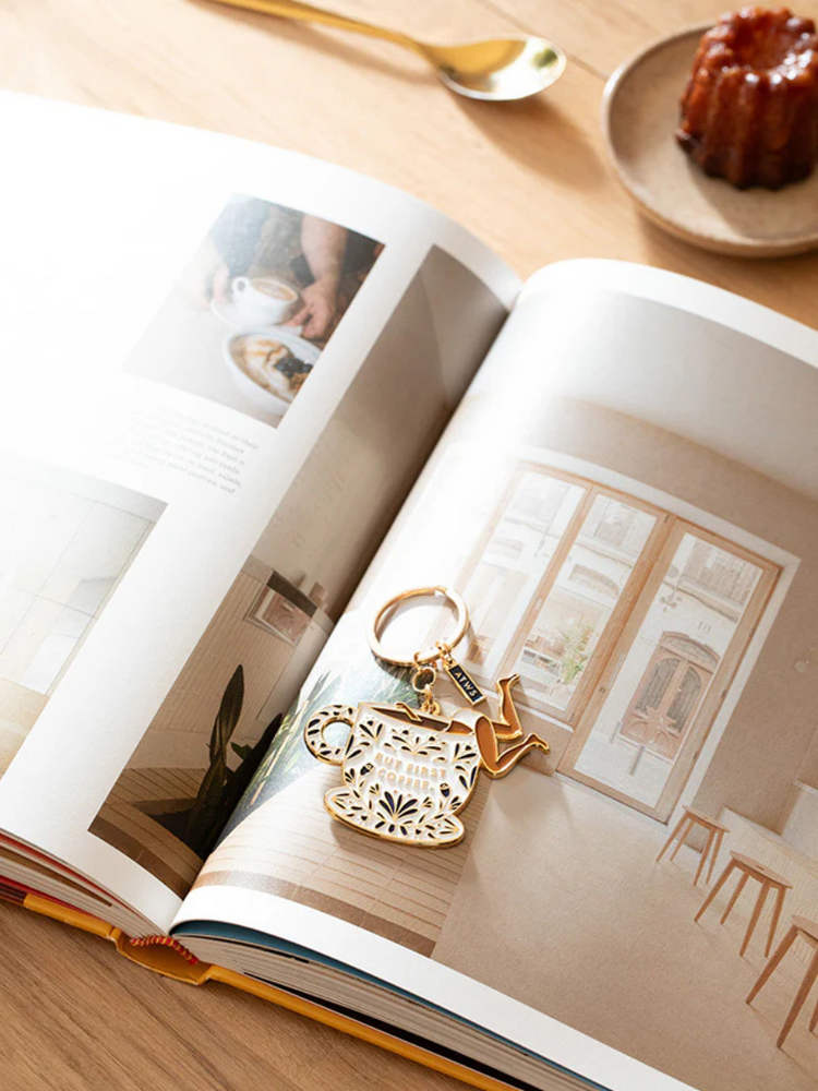 
                      
                        But First Coffee - Keychain
                      
                    