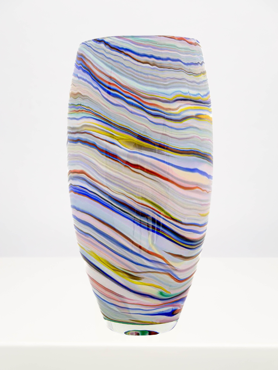 Fidrio Oval Vase - Caribbean - 40cm