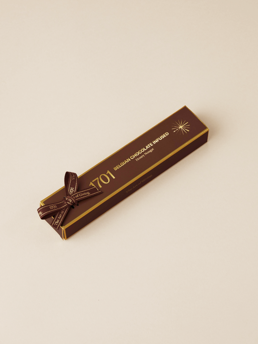 1701 - Belgian Chocolate Infused Honey Bar - 100g

Nougat Box - 160g