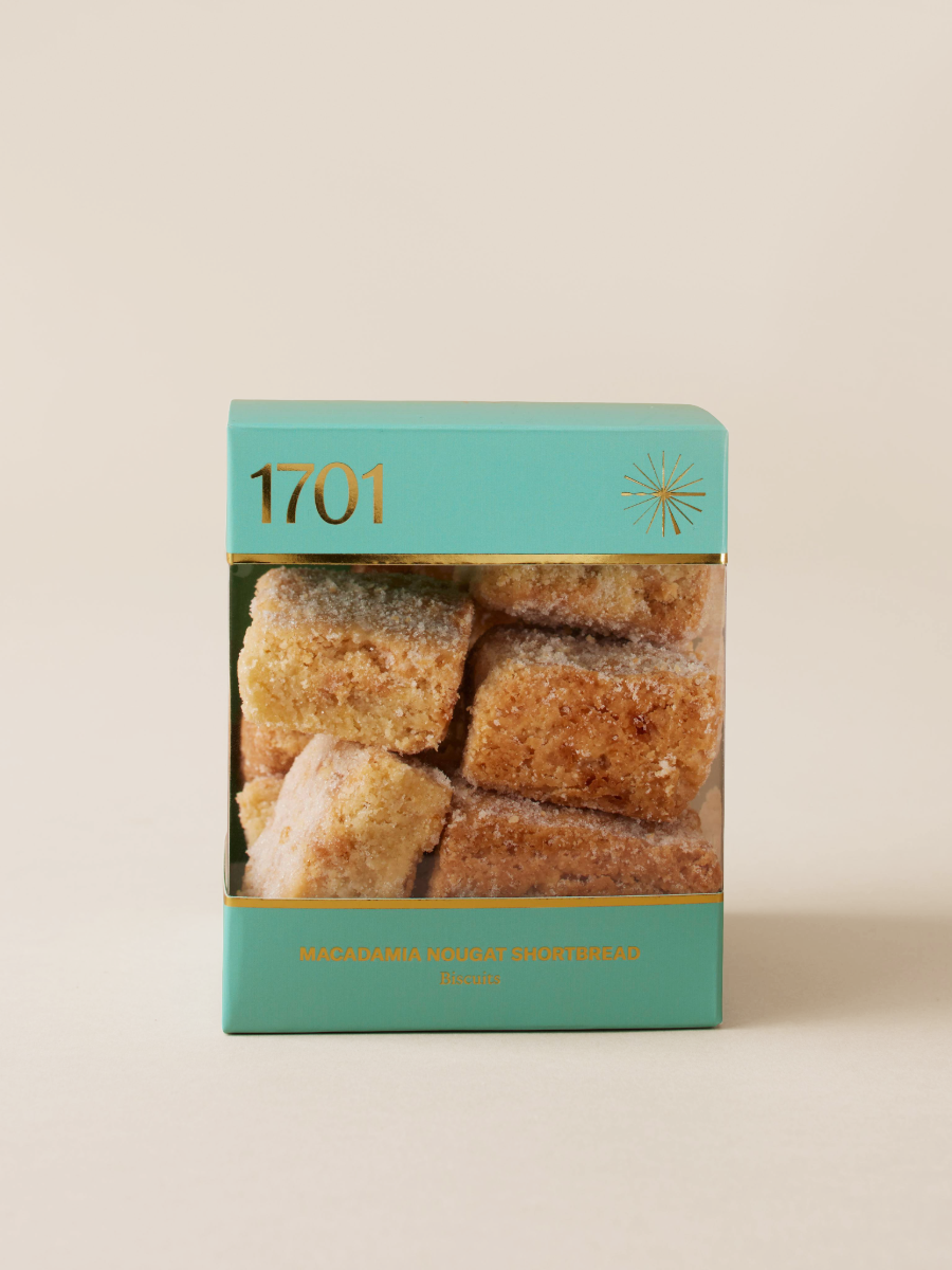 1701 - Macadamia Shortbread Biscuits Box - 200g
