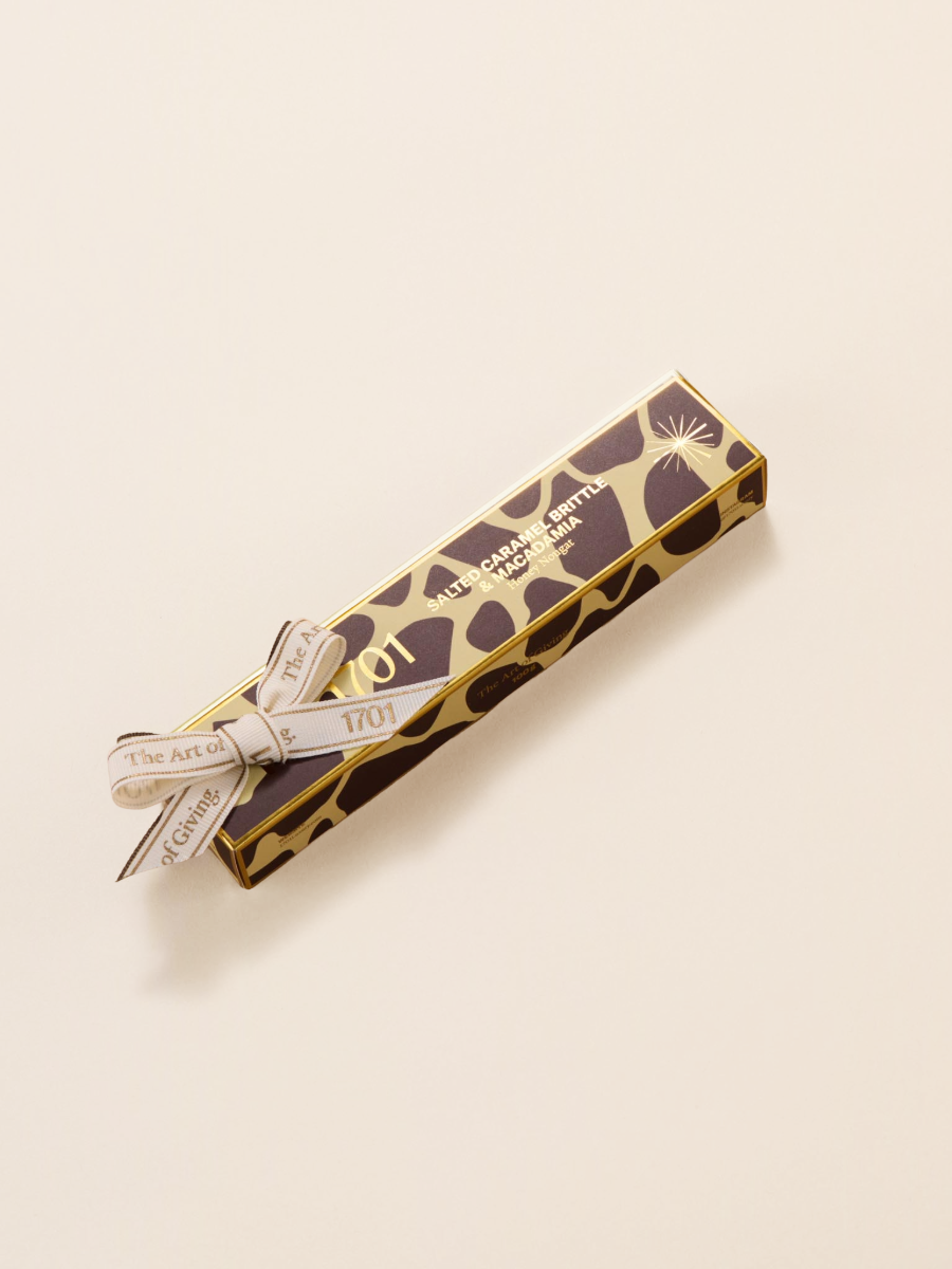 1701 - Safari Giraffe Salted Caramel & Macadamia Bar 100g