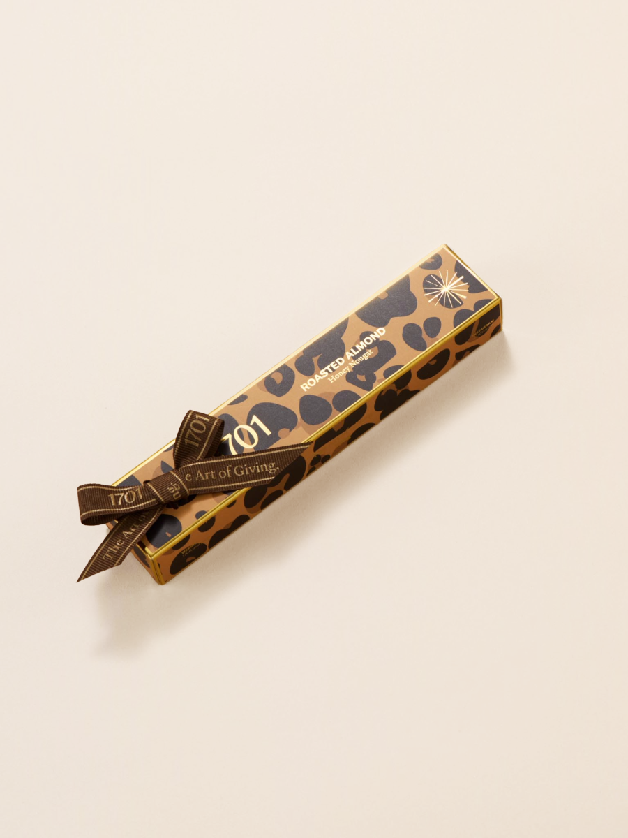 1701 - Safari Leopard Roasted Almond Honey Bar 100g