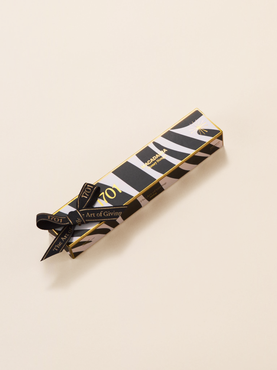 1701 - Safari Zebra Macadamia Honey Bar - 100g
