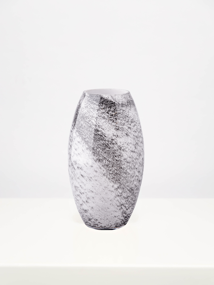 Marble Grey Vase - 35cm