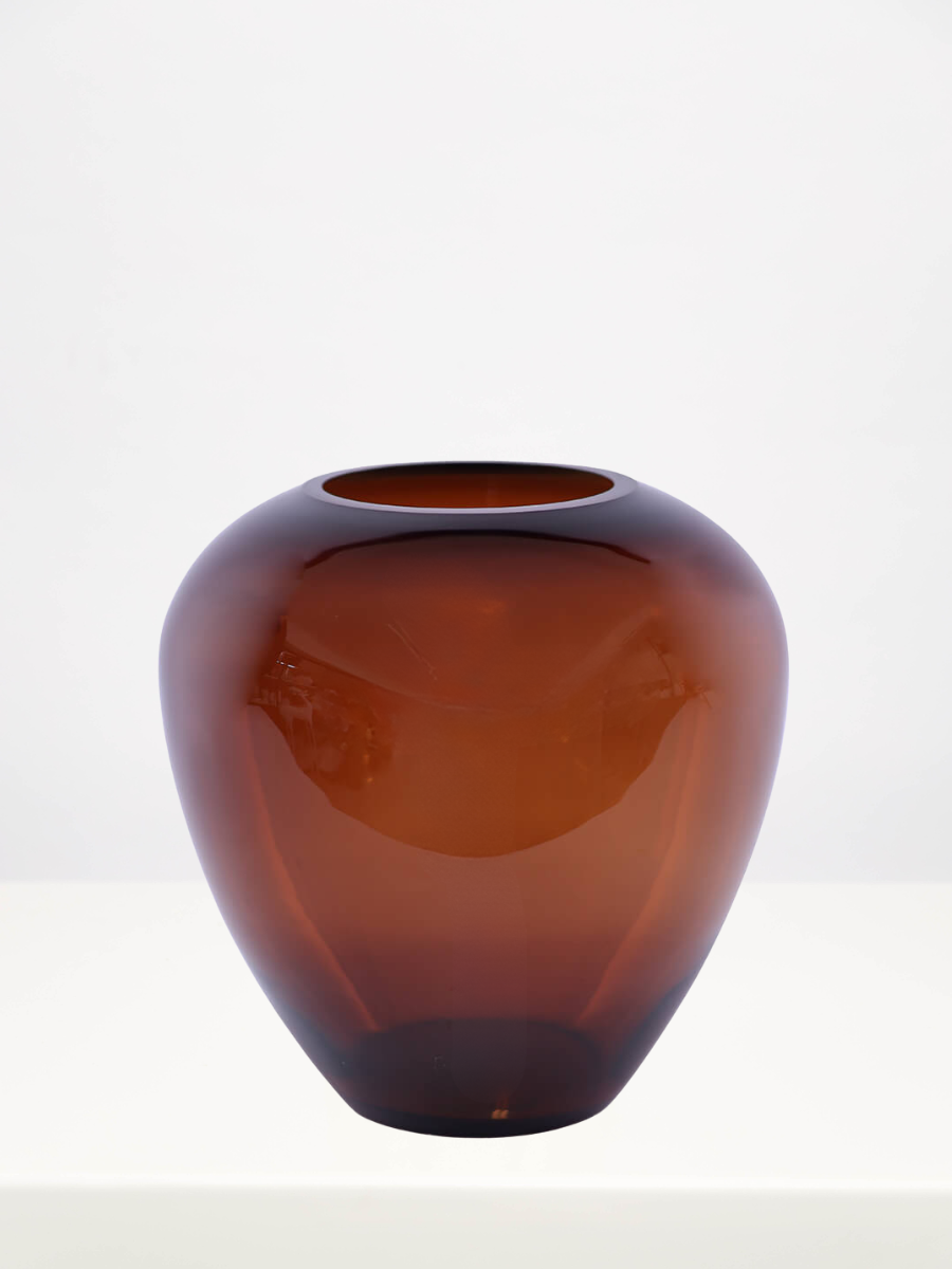 Cora Mocha Bulb Vase