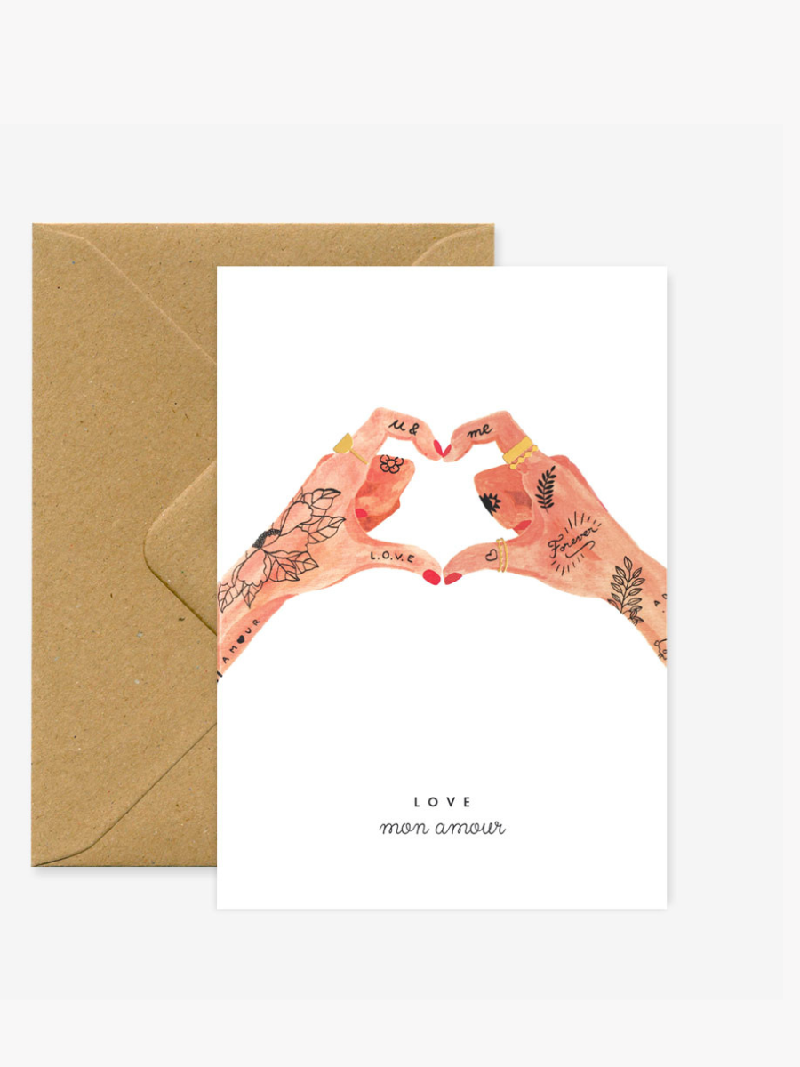 Hands of Love - A6 Card