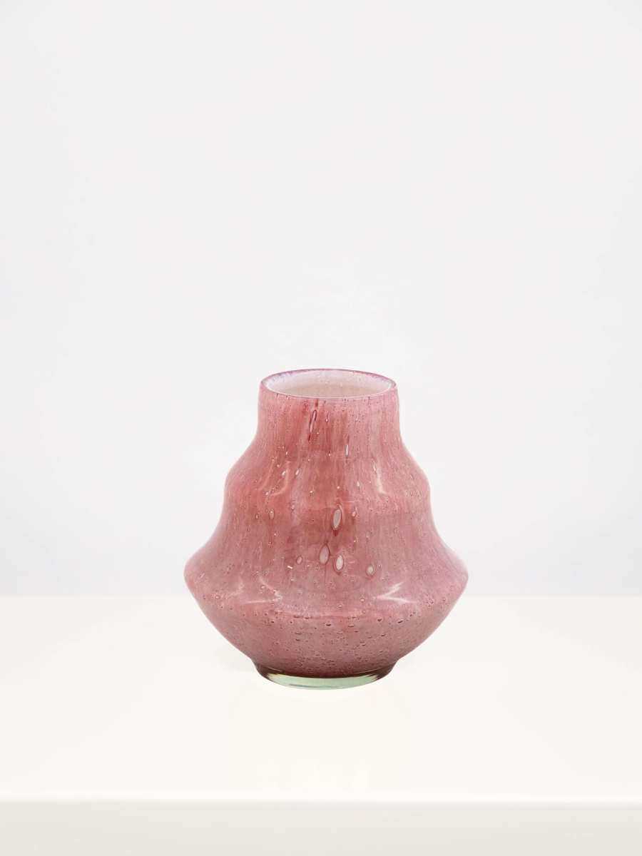 Fidrio Bella Vase - Pink Bubbles - 17cm