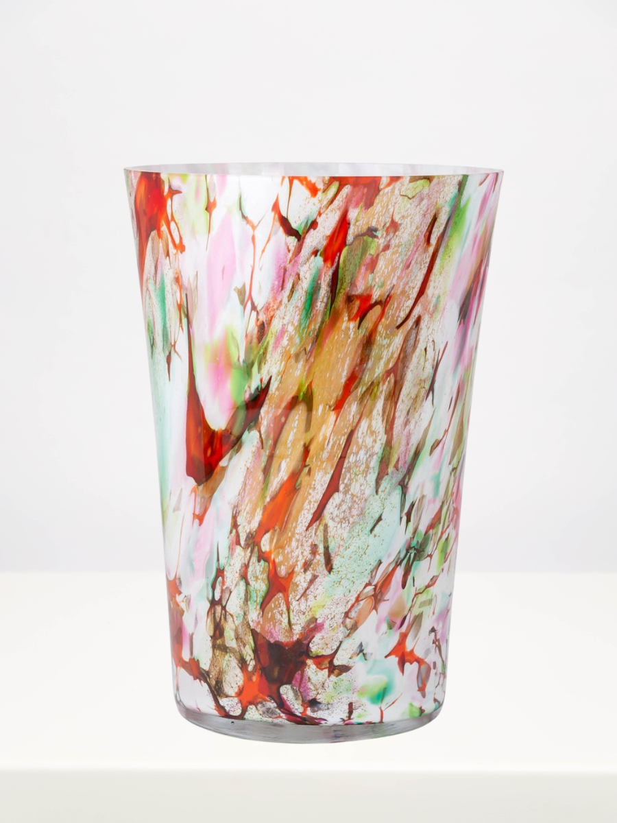 Fidrio Conic Vase - Mixed Colours - 35cm