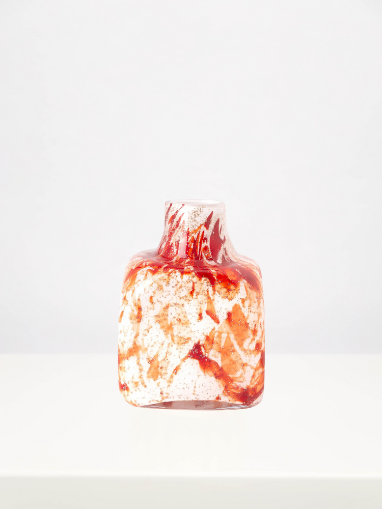 
                      
                        Fidrio Cube Vase - Rosso - 20cm
                      
                    