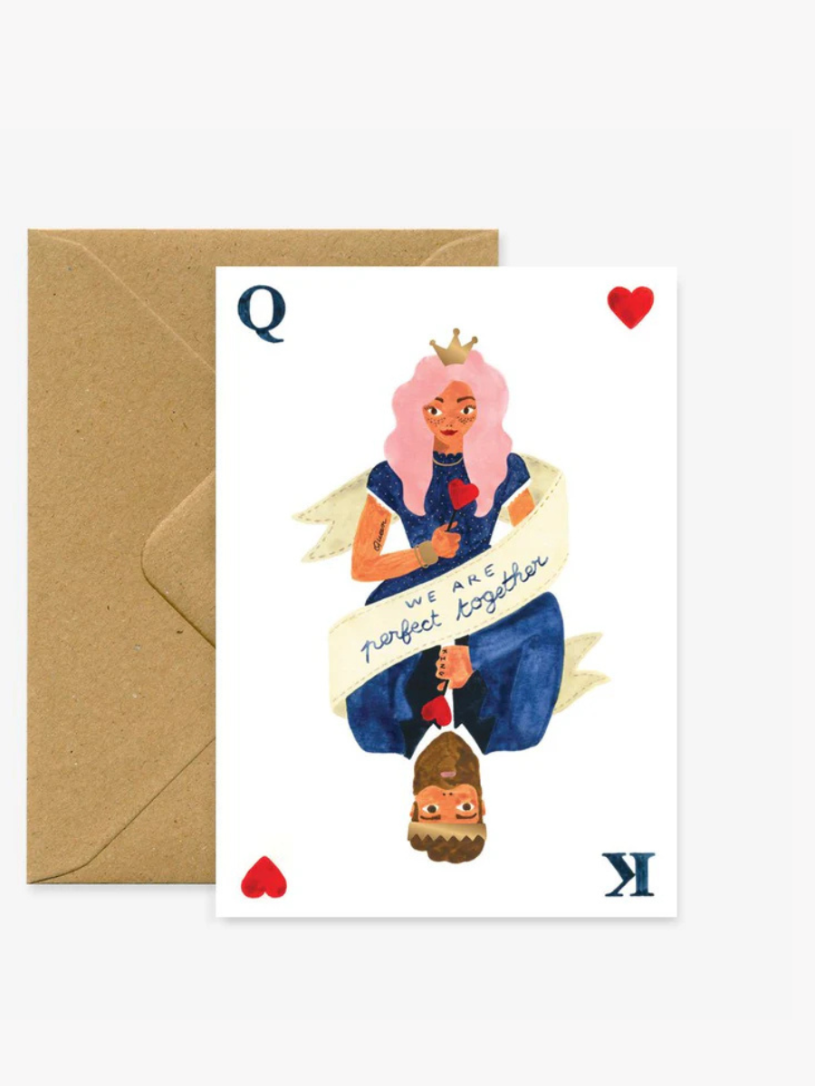 King & Queen - A6 Card