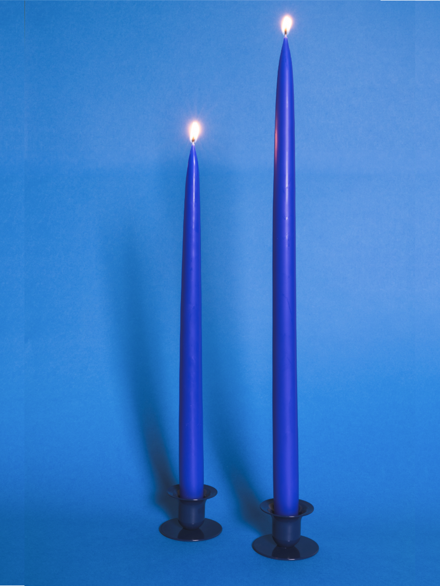 Miss Long - Cobalt Tapered Candle - 35cm