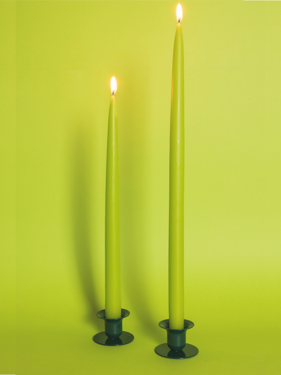 Miss Long - Lime Tapered Candle - 35cm