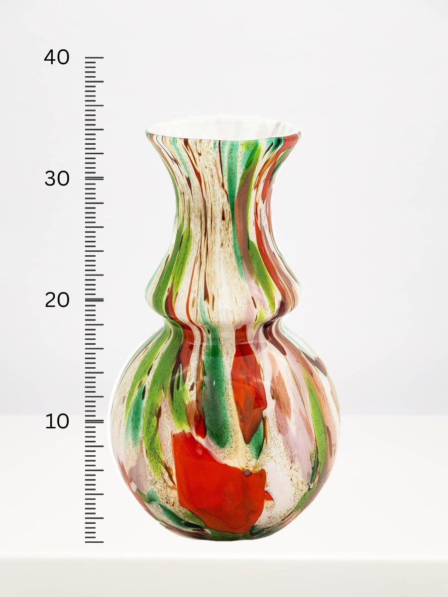 Fidrio - Carino Mixed Colours - 34cm next to a centimetre ruler showing its height