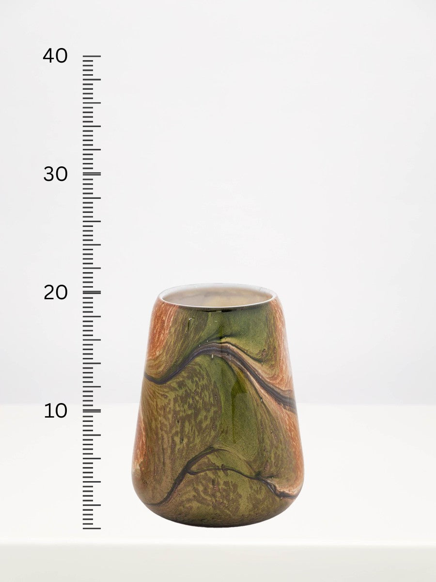 Fidrio - Dubai Indian Summer - 20cm next to a centimetre ruler showing its height