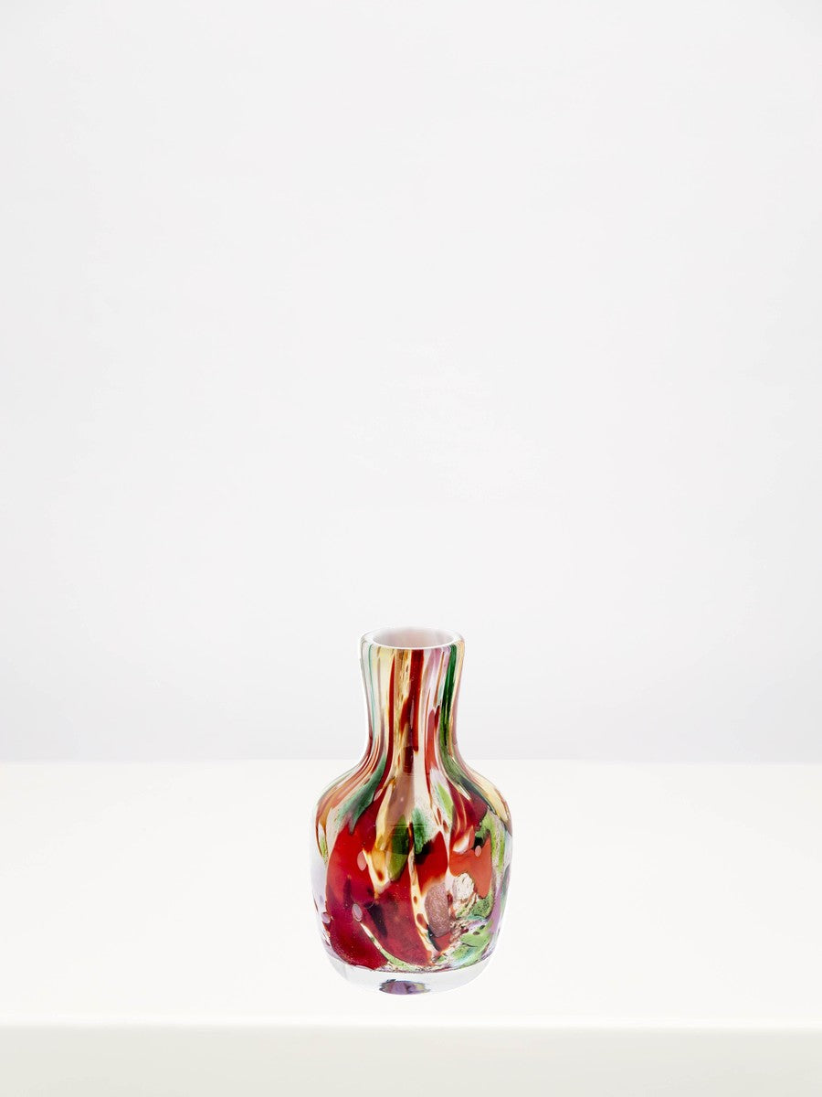 Fidrio - Flora Mixed Colours - 16cm on a white table against a soft grey wall