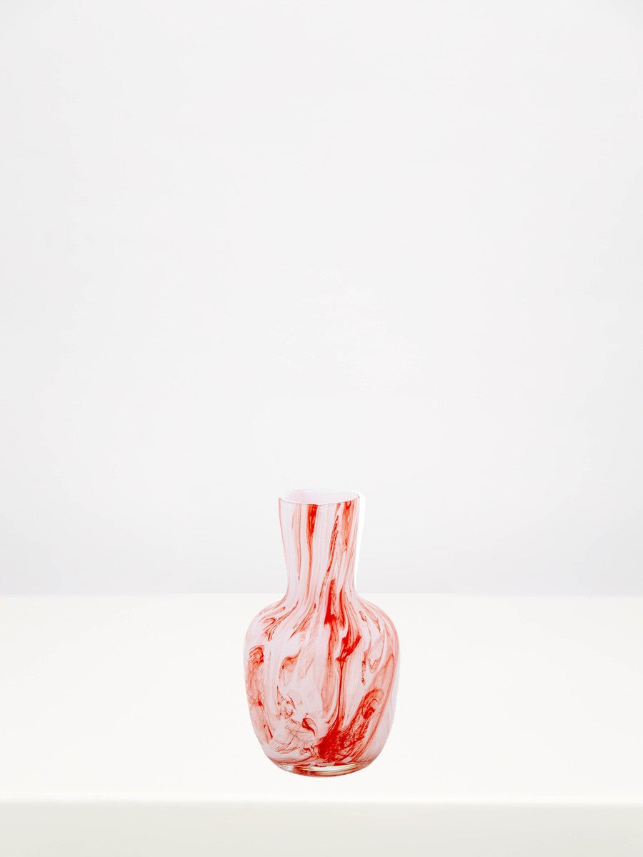 Fidrio - Flora Rosea - 16cm on a white table against a soft grey wall
