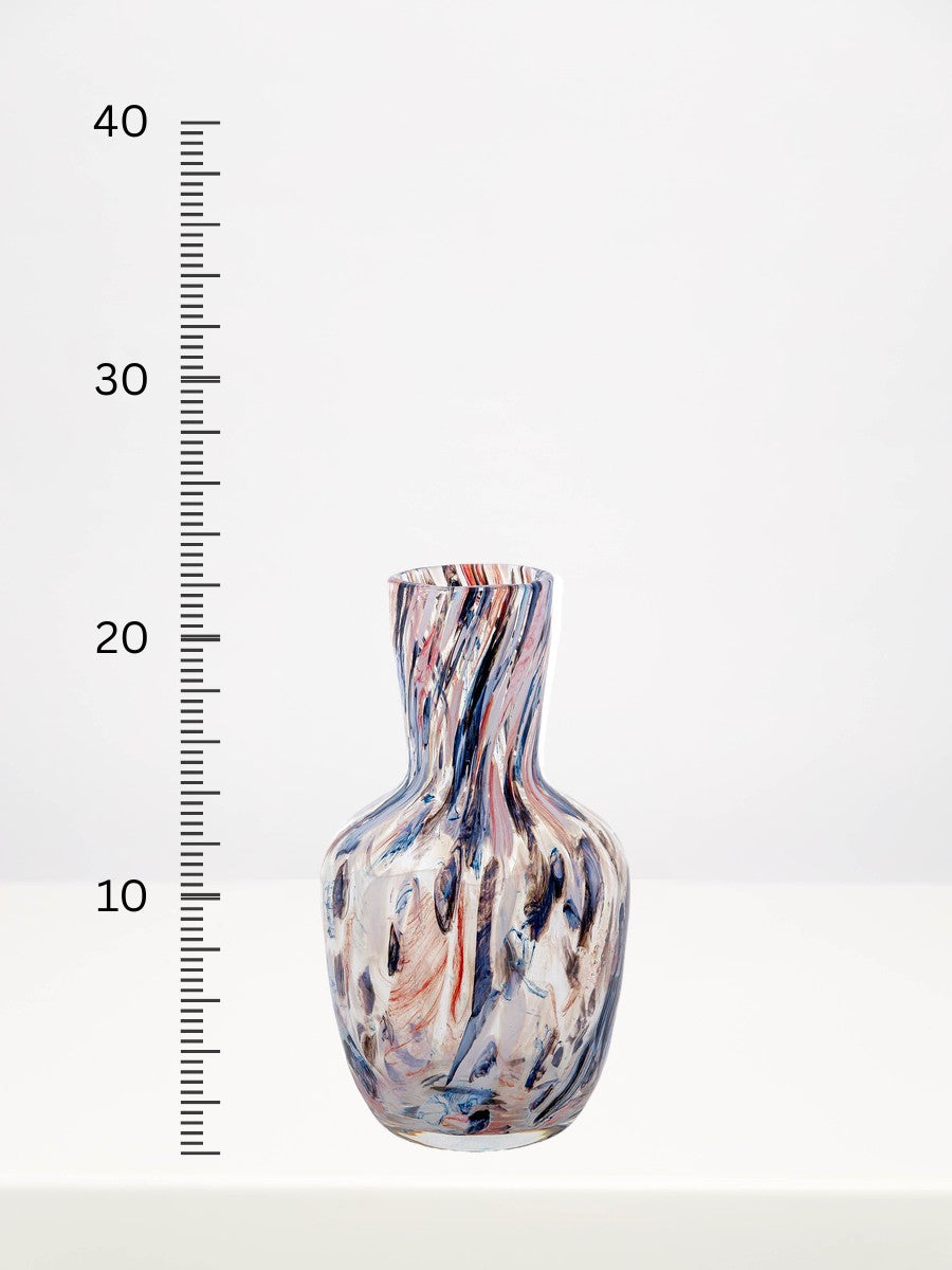 Fidrio - Flora Serene - 22cm next to a centimetre ruler showing its height