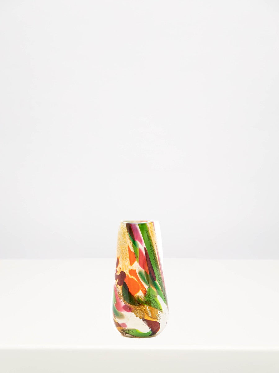 Fidrio - Gloriosa Mixed Colours - 15cm on a white table against a soft grey wall