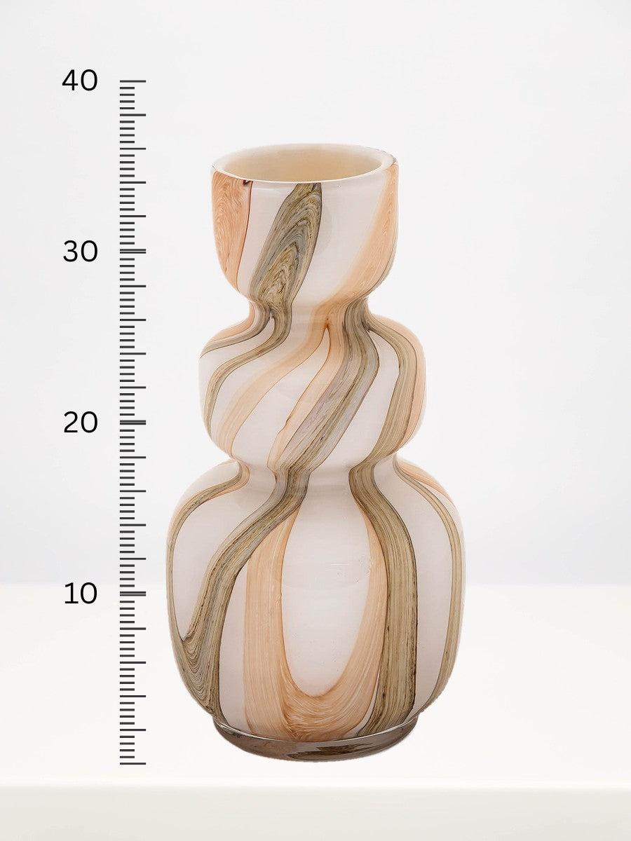 Fidrio - Liona Beach - 35cm next to a centimetre ruler showing its height